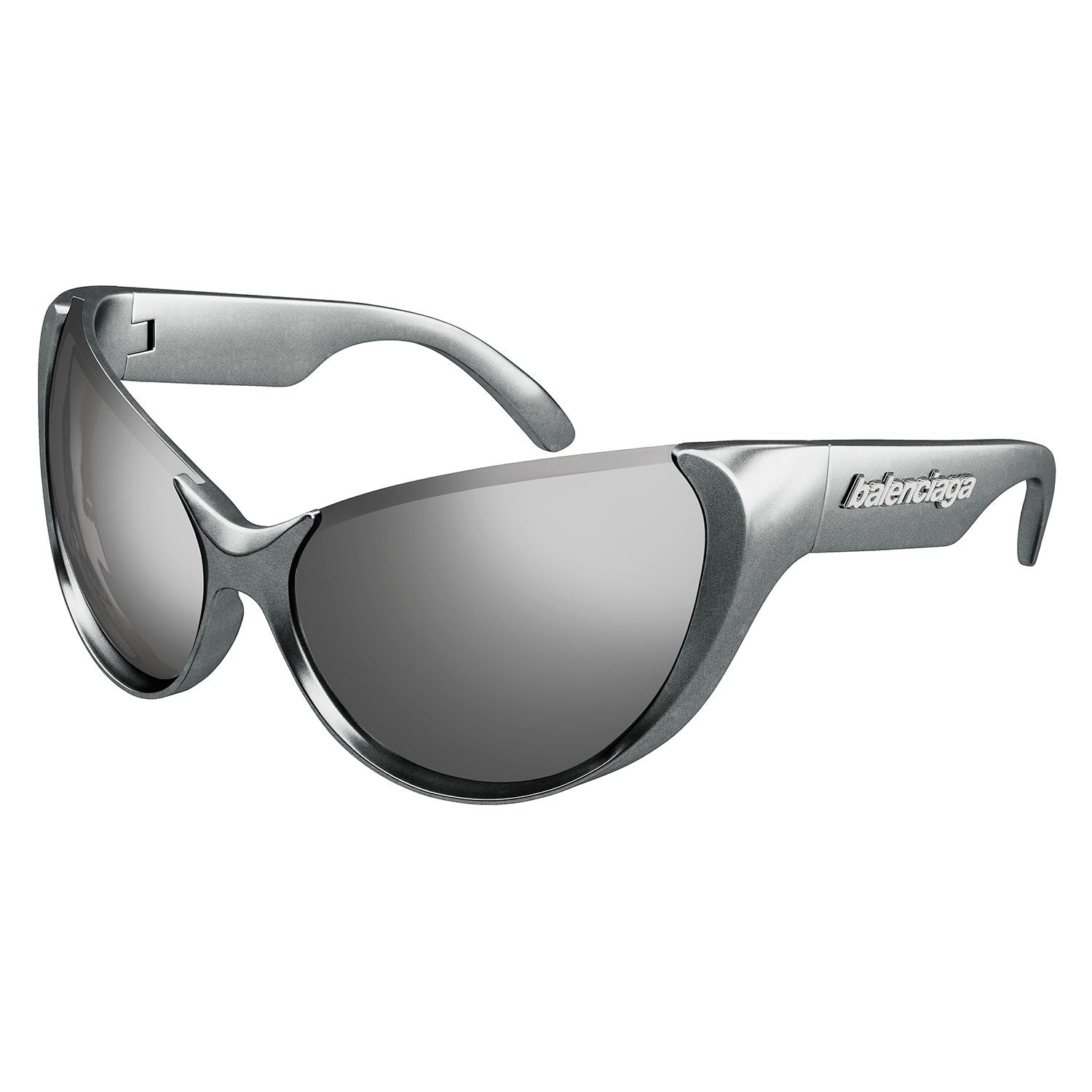 BB0201S Silver bio injection rilsan Sunglasses - Shiny Metallic Silver