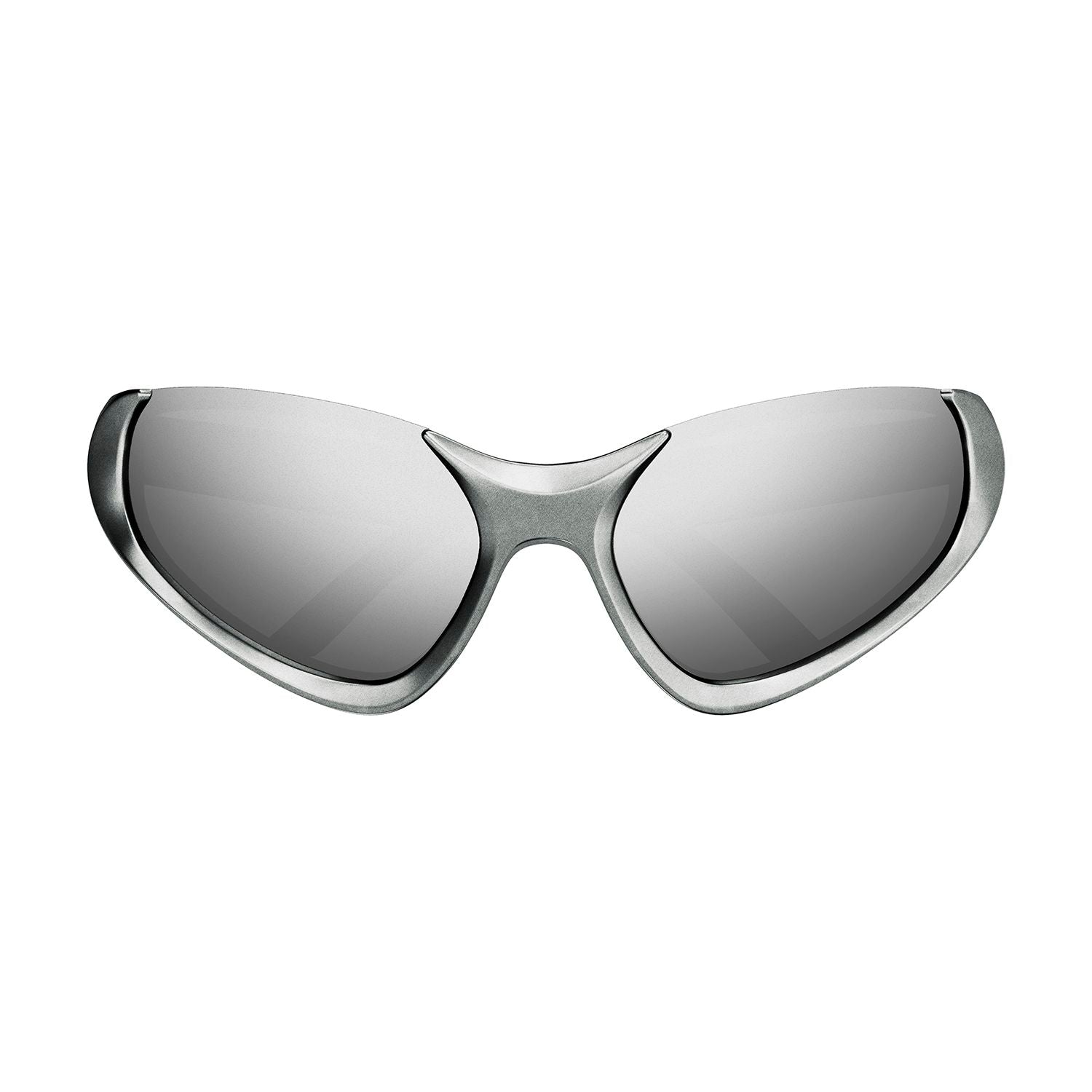 BB0202S Silver bio injection rilsan Sunglasses - Shiny Metallic Silver