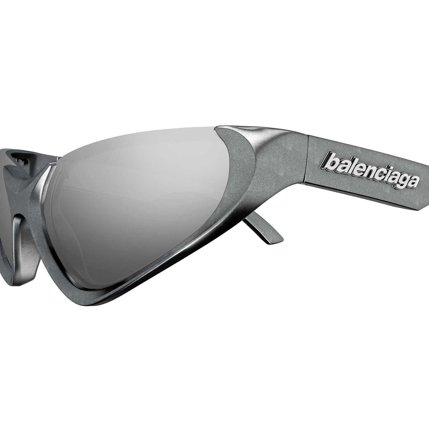 BB0202S Silver bio injection rilsan Sunglasses - Shiny Metallic Silver