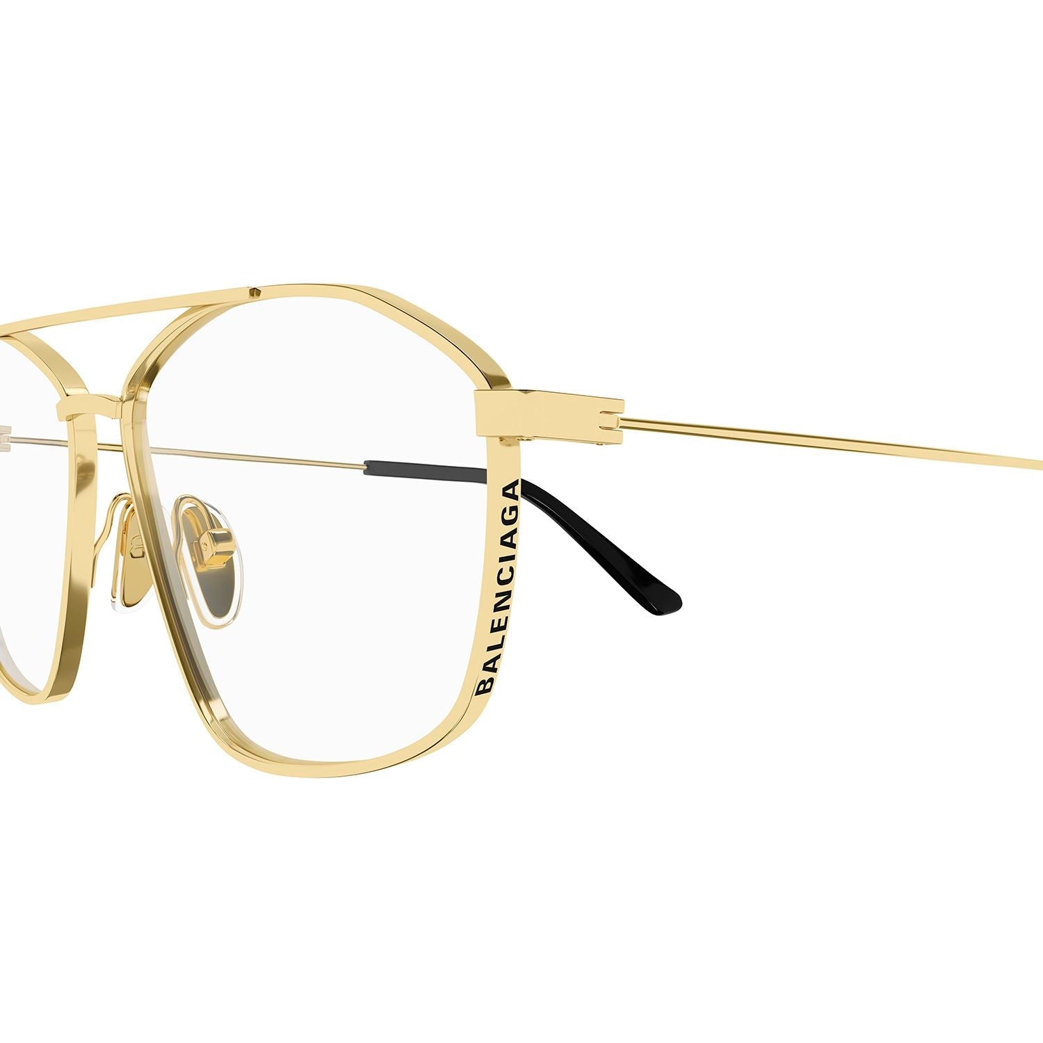 BB0199O Gold metal Optical Frames - Shiny Light Gold