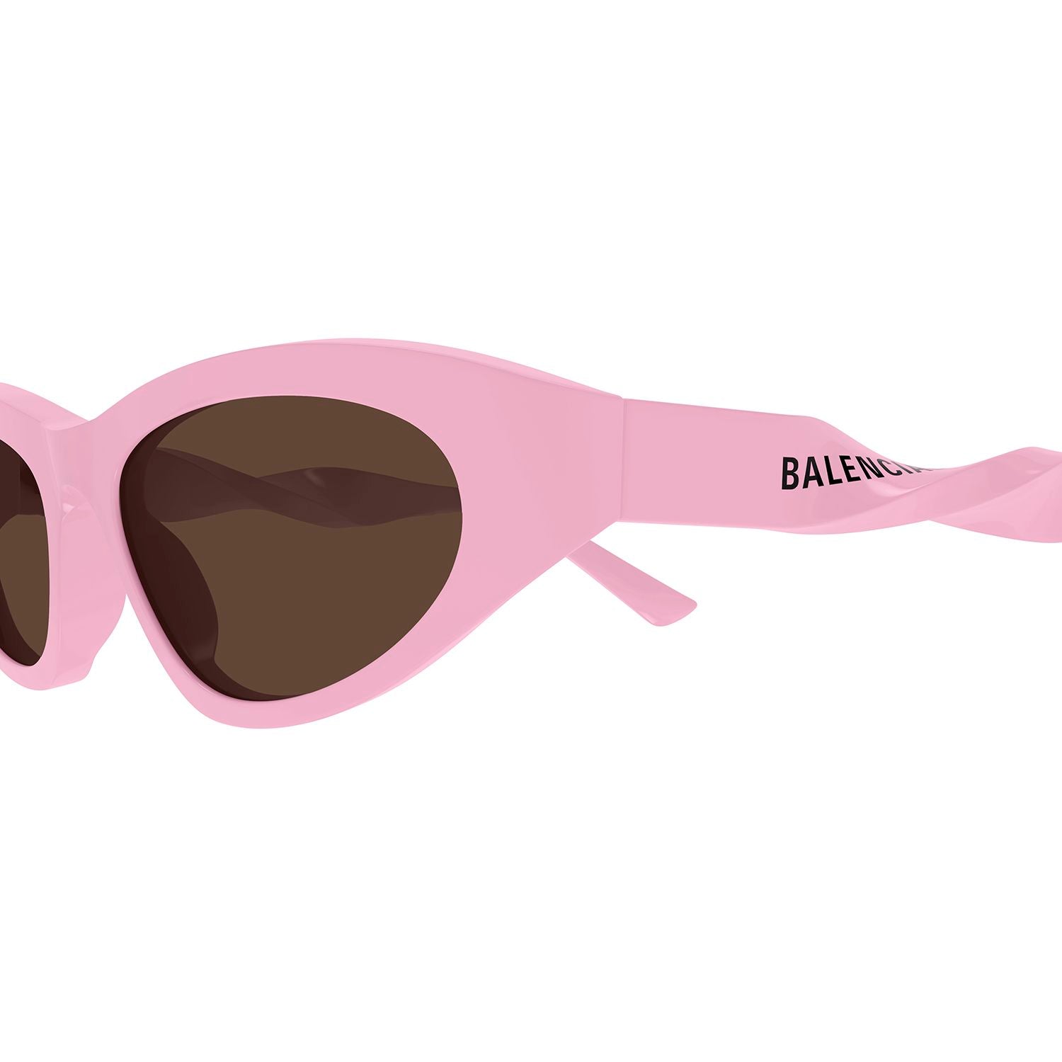 BB0207S Pink acetate Sunglasses - Shiny Solid Pink