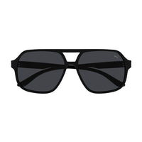 PU0368S Black injection Sunglasses - Matte Solid Black