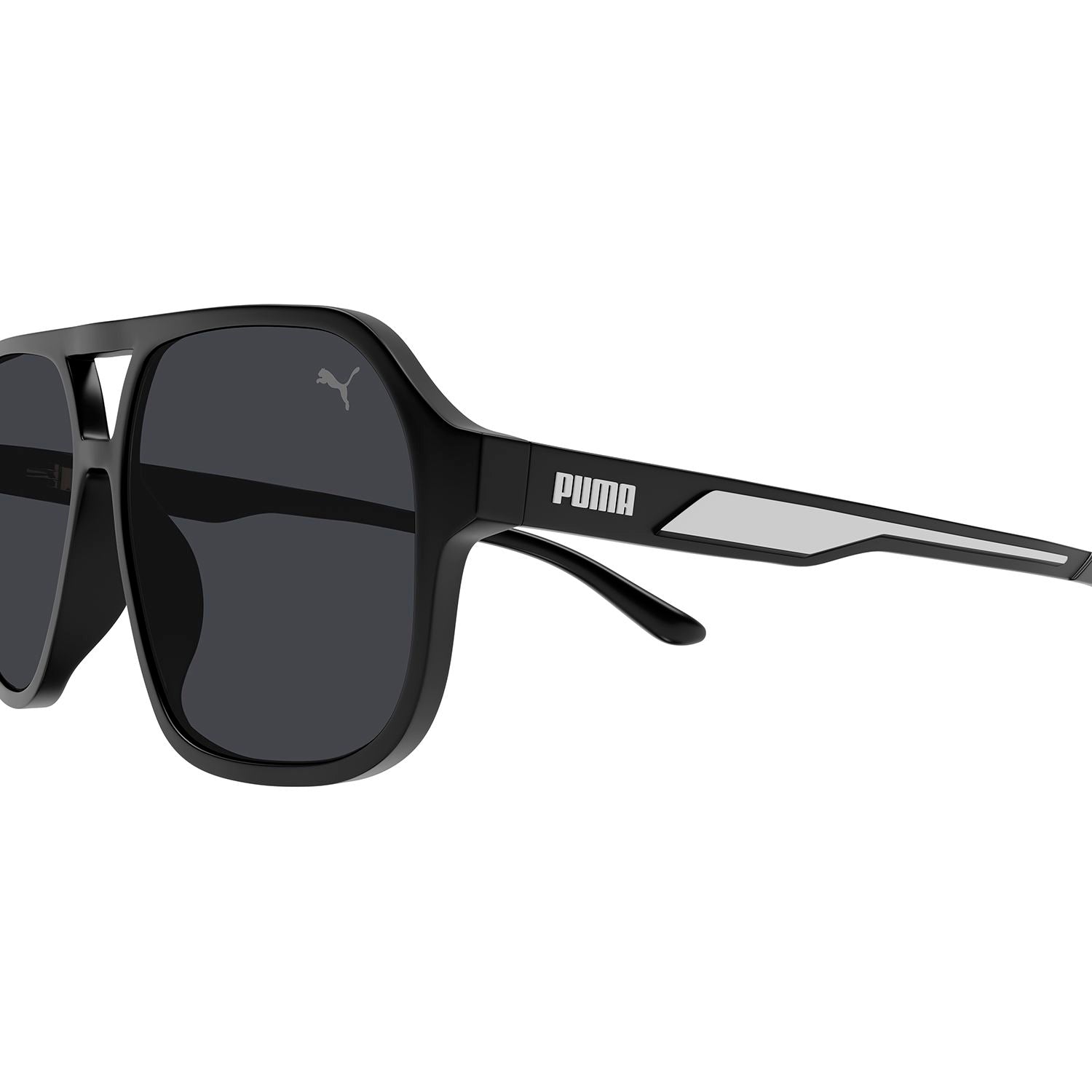 PU0368S Black injection Sunglasses - Matte Solid Black