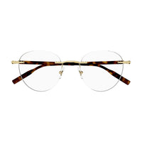 MB0224O Gold metal Optical Frames - Shiny Light Gold