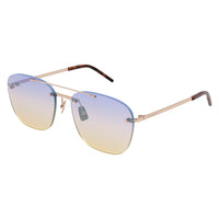 SL 309 Rimless Gold metal Sunglasses - Shiny Red Gold