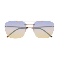 SL 309 Rimless Gold metal Sunglasses - Shiny Red Gold