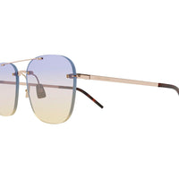 SL 309 Rimless Gold metal Sunglasses - Shiny Red Gold