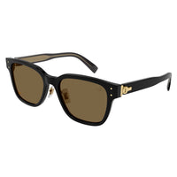 DU0045S Black recycled acetate Sunglasses - Shiny Solid Black