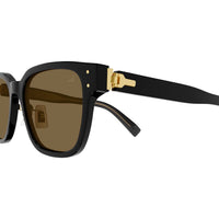 DU0045S Black recycled acetate Sunglasses - Shiny Solid Black