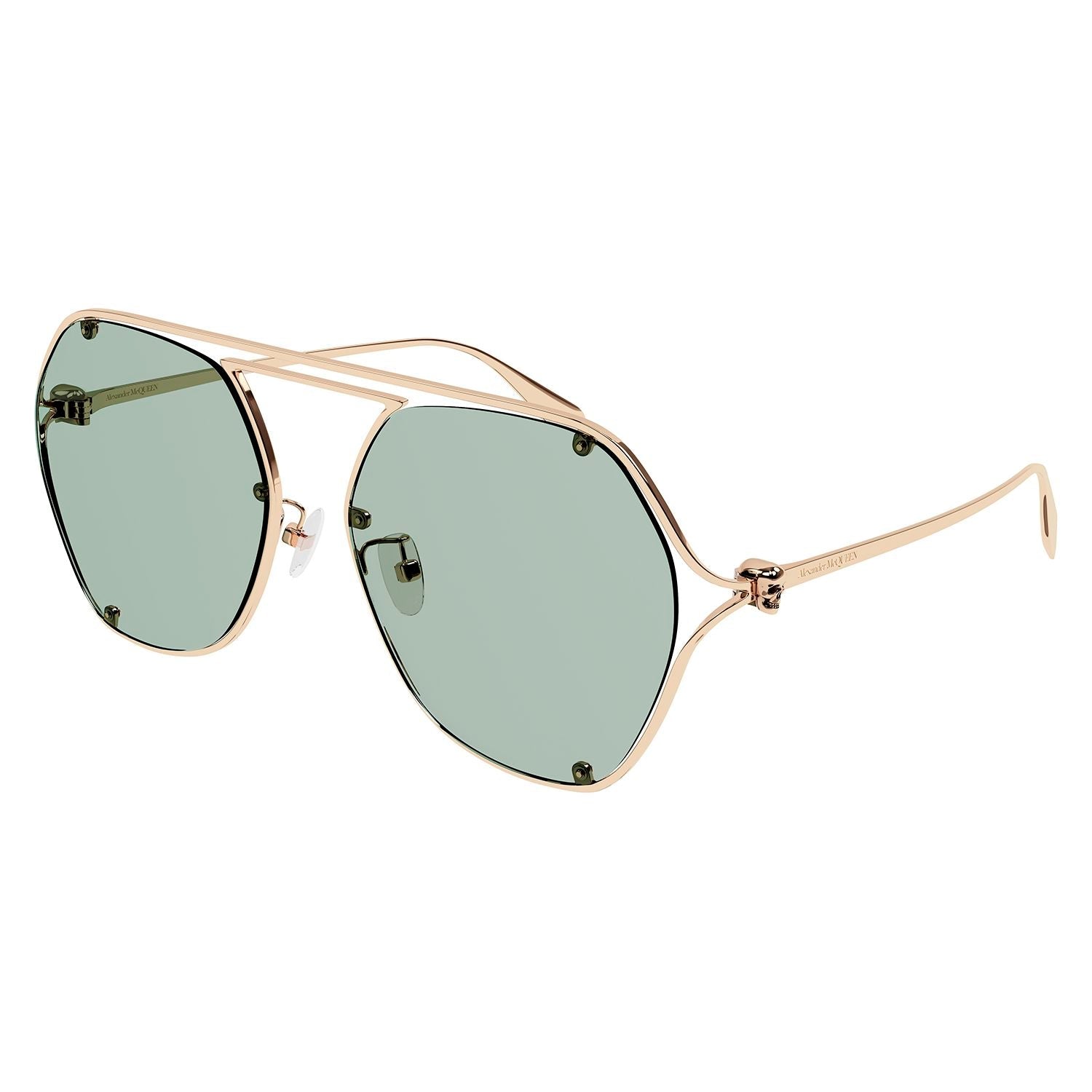 AM0367S Gold metal Sunglasses - Shiny Rose Gold