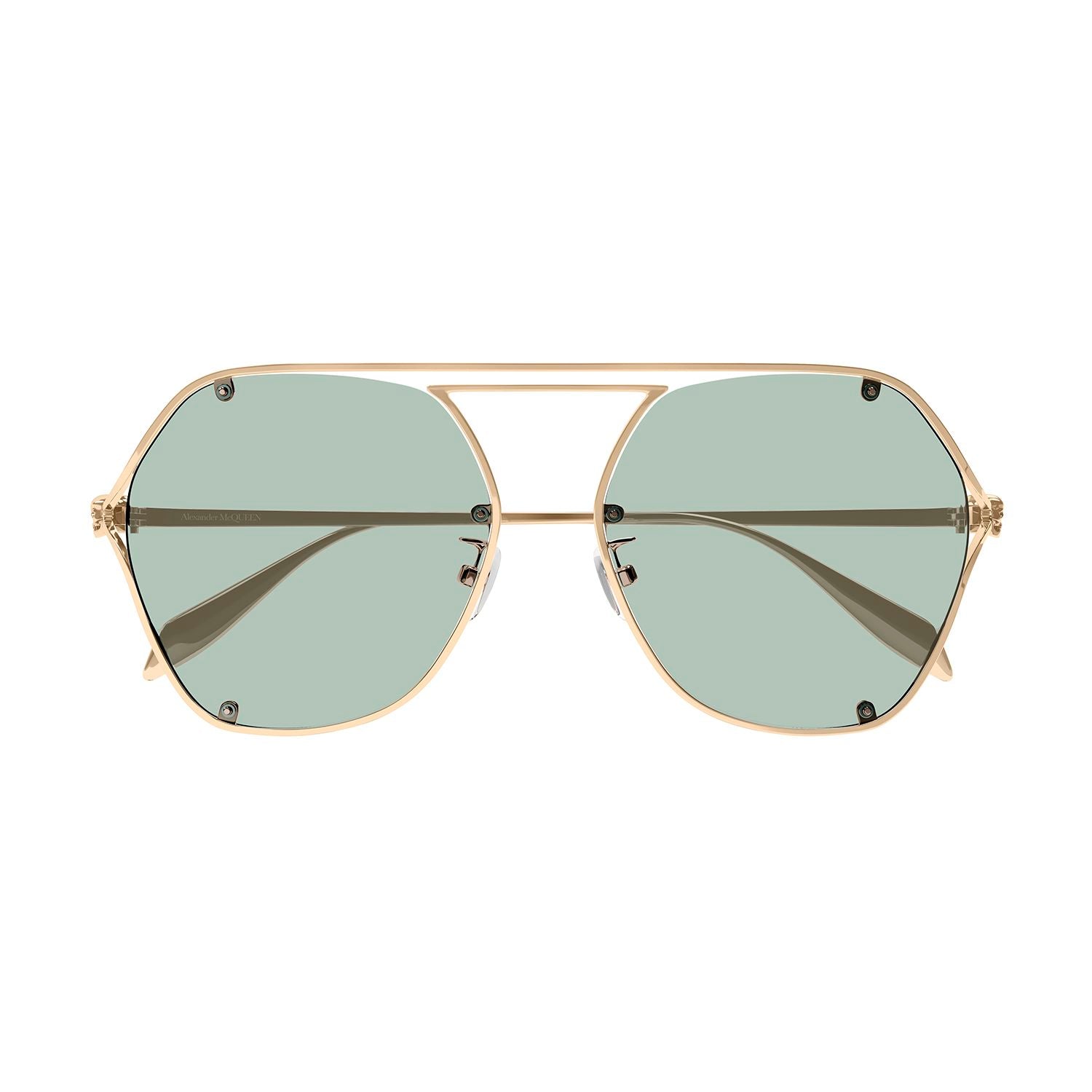 AM0367S Gold metal Sunglasses - Shiny Rose Gold