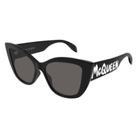AM0347S Black recycled acetate Sunglasses - Shiny Solid Black