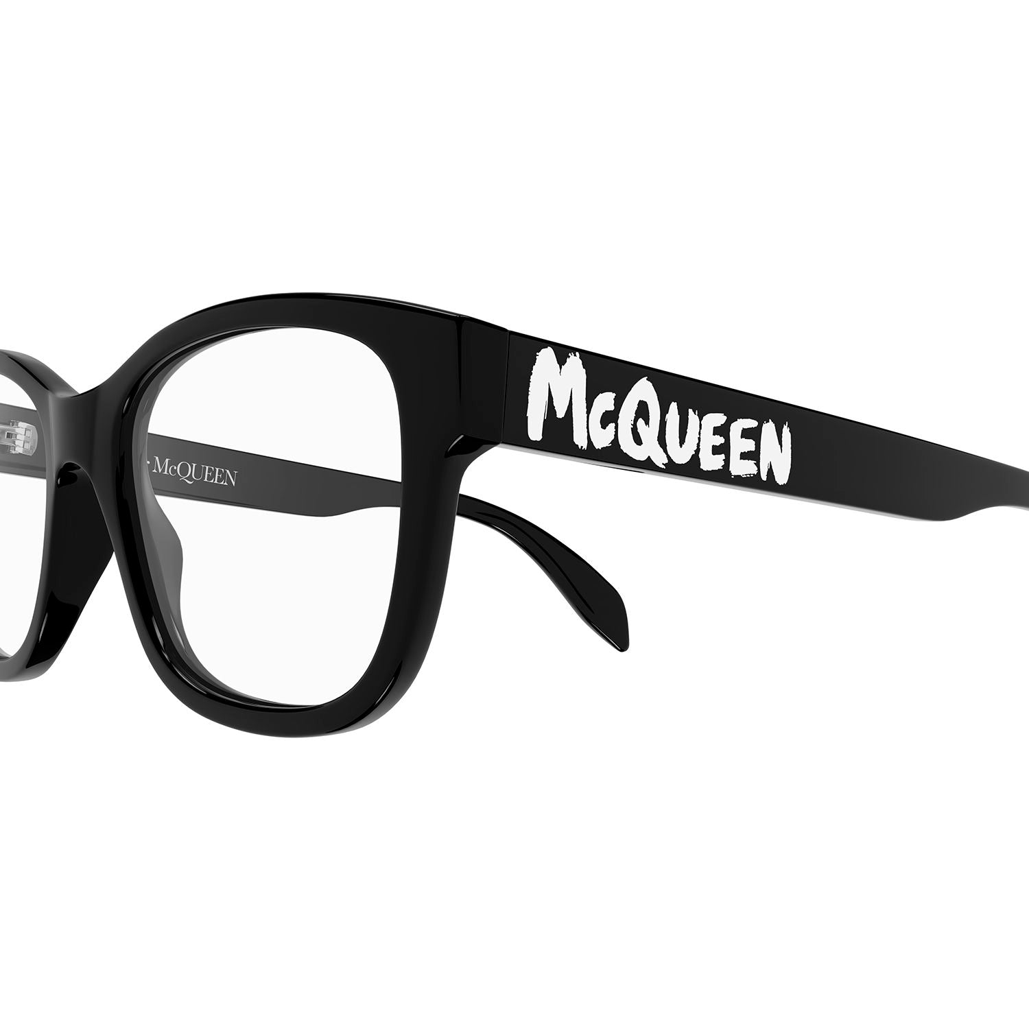 AM0350O Black acetate Optical Frames - Shiny Black