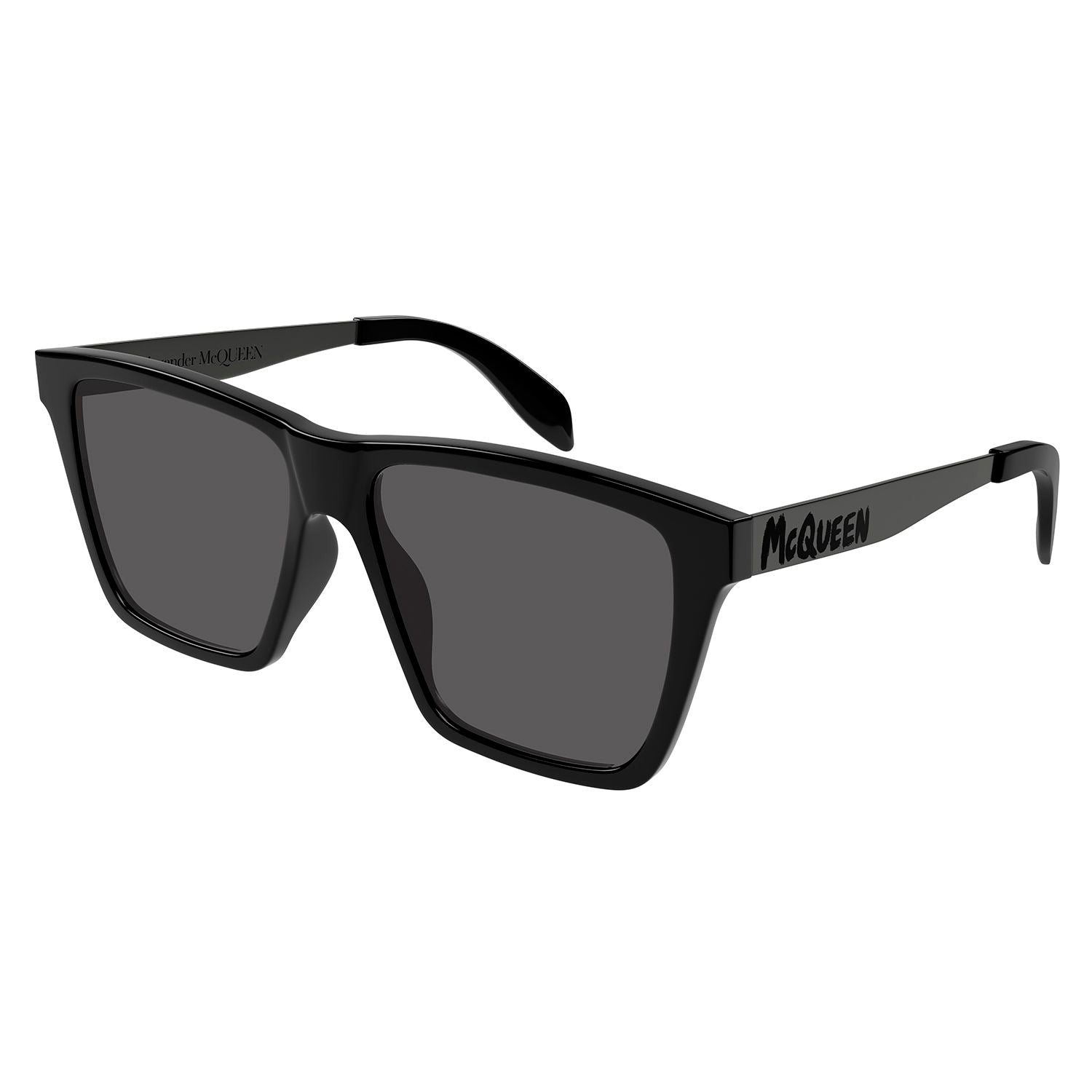 AM0352S Black acetate Sunglasses - Shiny Black