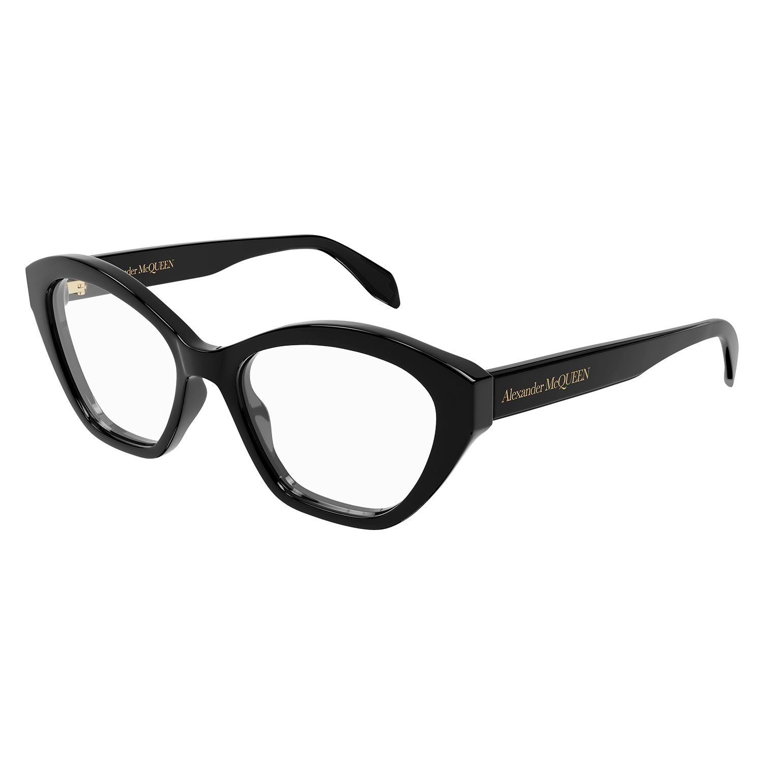 AM0360O Black acetate Optical Frames - Shiny Black