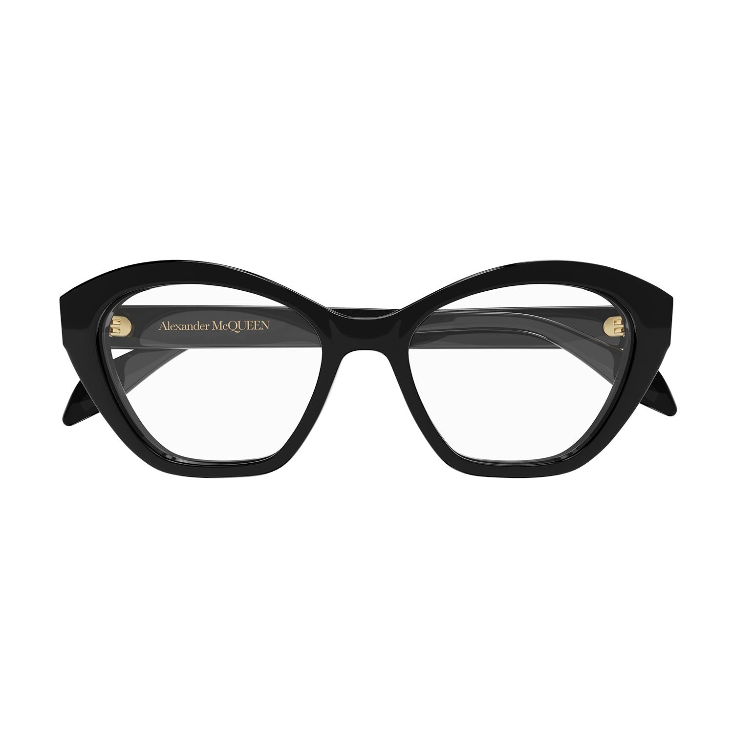 AM0360O Black acetate Optical Frames - Shiny Black