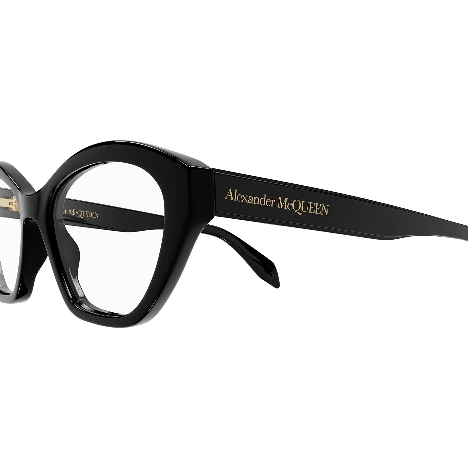 AM0360O Black acetate Optical Frames - Shiny Black