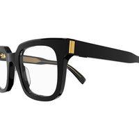 DU0032O Black recycled acetate Optical Frames - Shiny Solid Black