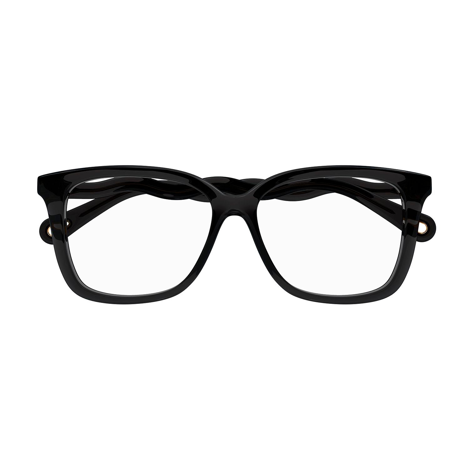 CH0090O Grey bio acetate Optical Frames - Shiny Transparent Grey