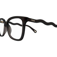CH0090O Grey bio acetate Optical Frames - Shiny Transparent Grey