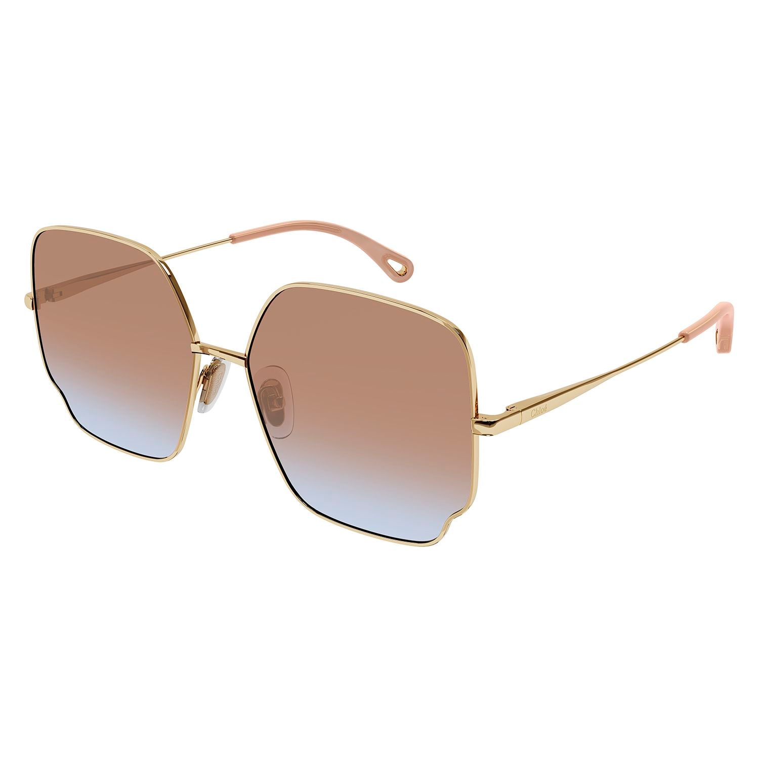 CH0092S Gold metal Sunglasses - Shiny Classic Gold