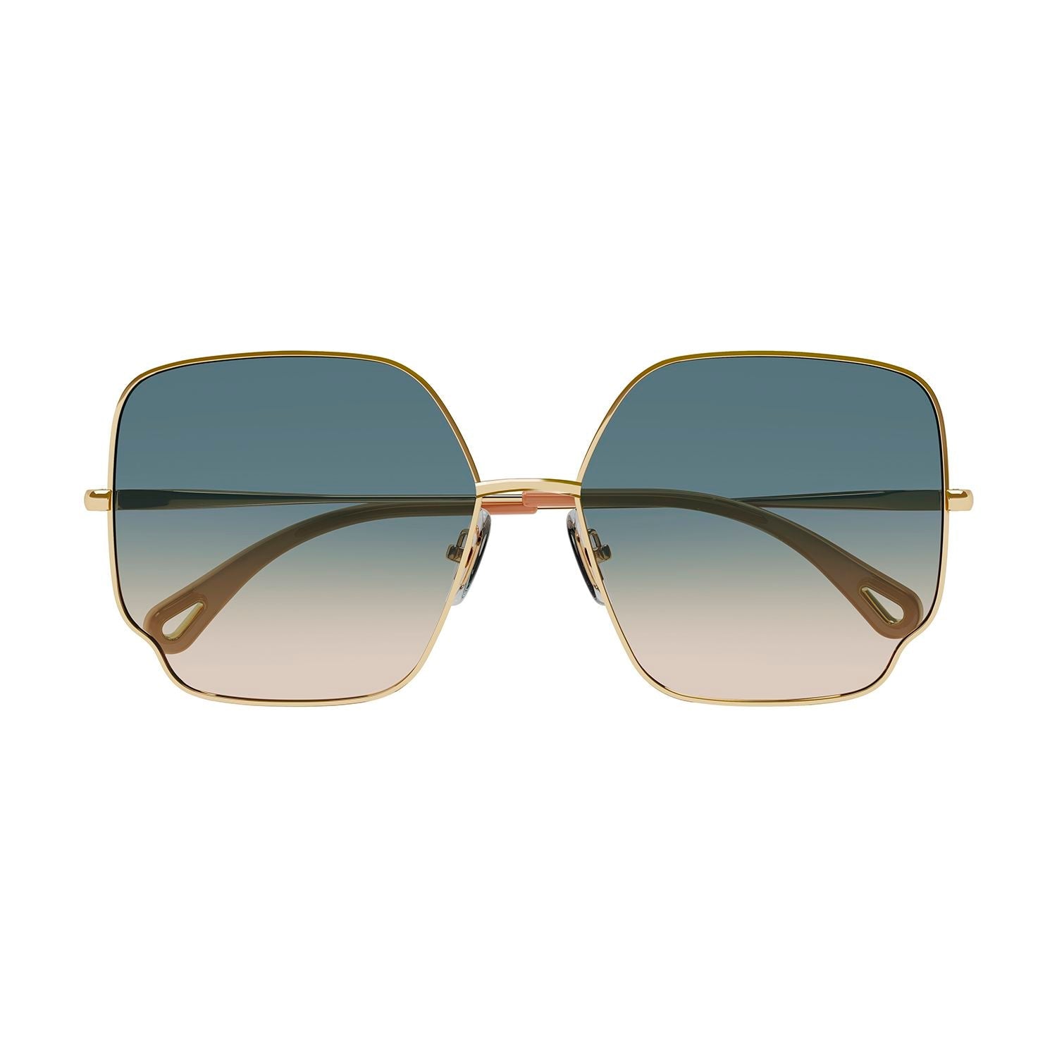 CH0092S Gold metal Sunglasses - Shiny Classic Gold