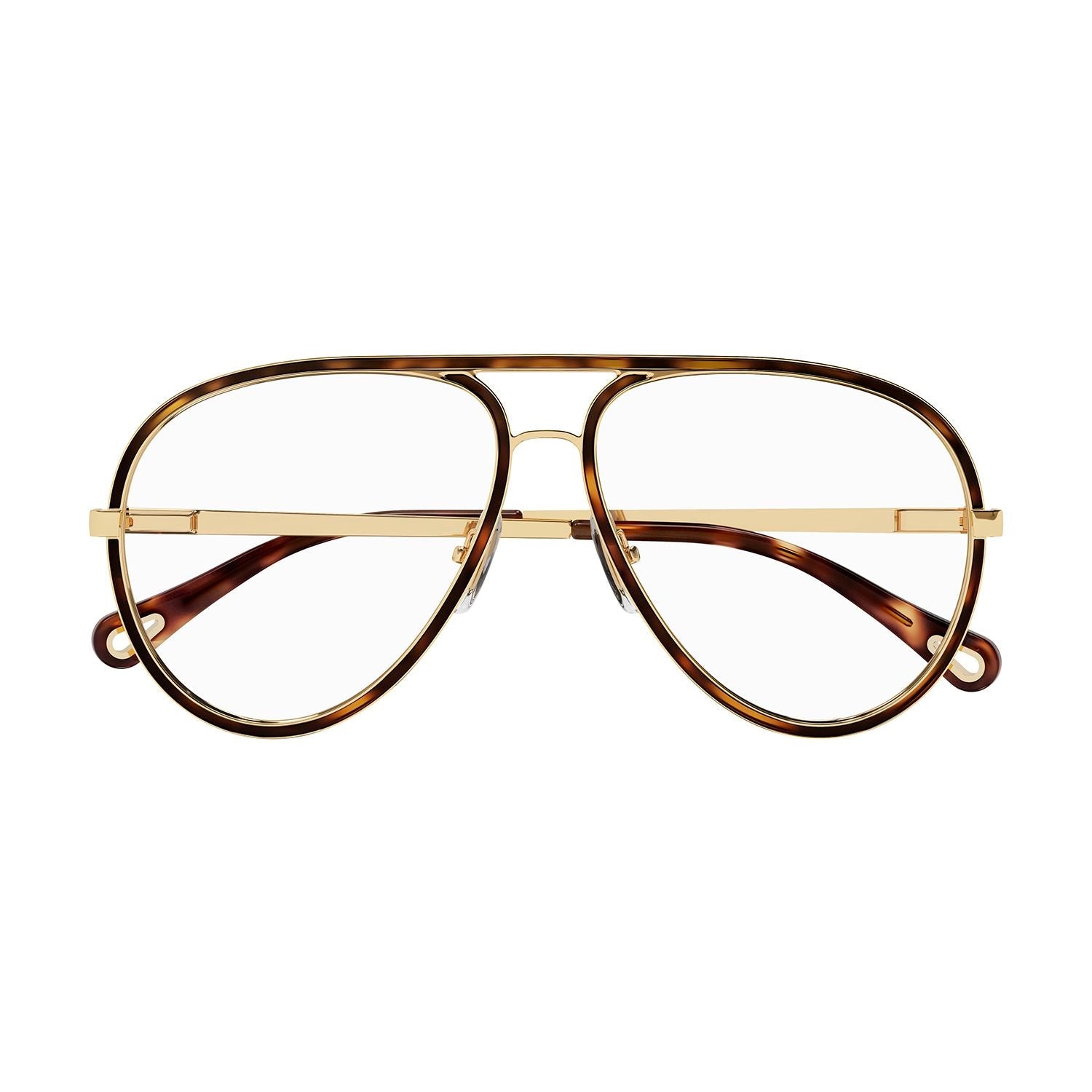 CH0102O Gold metal Optical Frames - Shiny Classic Gold