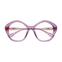 CC0011O Violet acetate Optical Frames - Shiny Transparent Violet