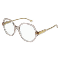 CH0083O Pink bio acetate Optical Frames - Shiny Transparent Light Pink
