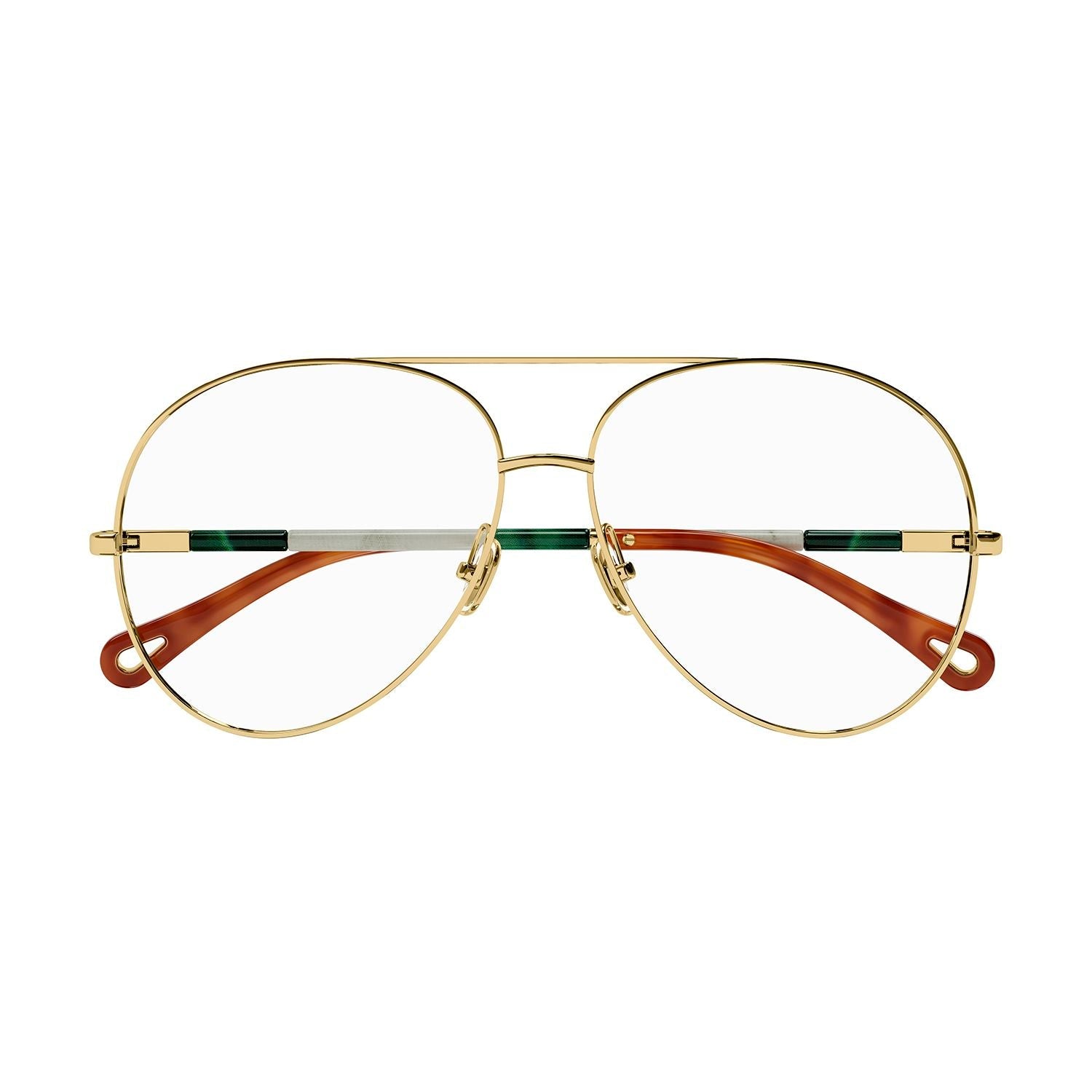 CH0114O Gold metal Optical Frames - Shiny Classic Gold
