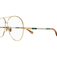 CH0114O Gold metal Optical Frames - Shiny Classic Gold