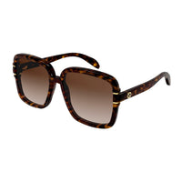 GG1066S Havana injection Sunglasses - Shiny Dark Havana