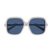 CC0009SA White acetate Sunglasses - Shiny Milky Light Oyster White