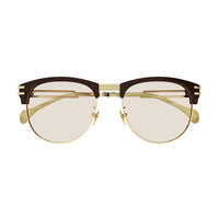 GG1107S Brown recycled acetate Sunglasses - Shiny Solid Light Hazelnut Ivory
