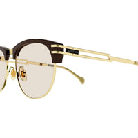 GG1107S Brown recycled acetate Sunglasses - Shiny Solid Light Hazelnut Ivory