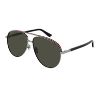 GG1098S Ruthenium metal Sunglasses - Shiny Dark Ruthenium
