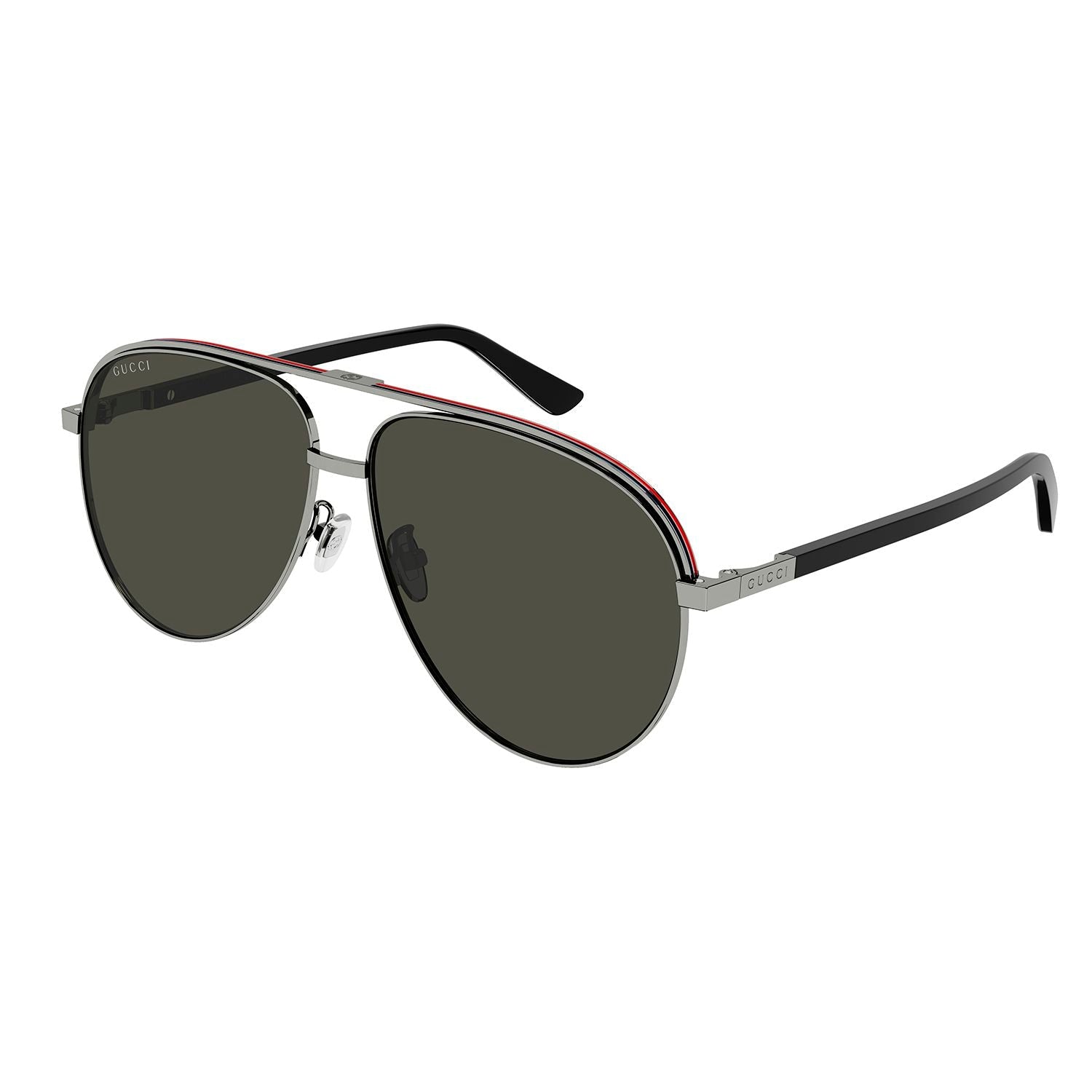 GG1098S Ruthenium metal Sunglasses - Shiny Dark Ruthenium