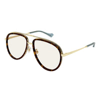 GG1097S Havana metal Sunglasses - Dark Havana & Shiny Endura Gold