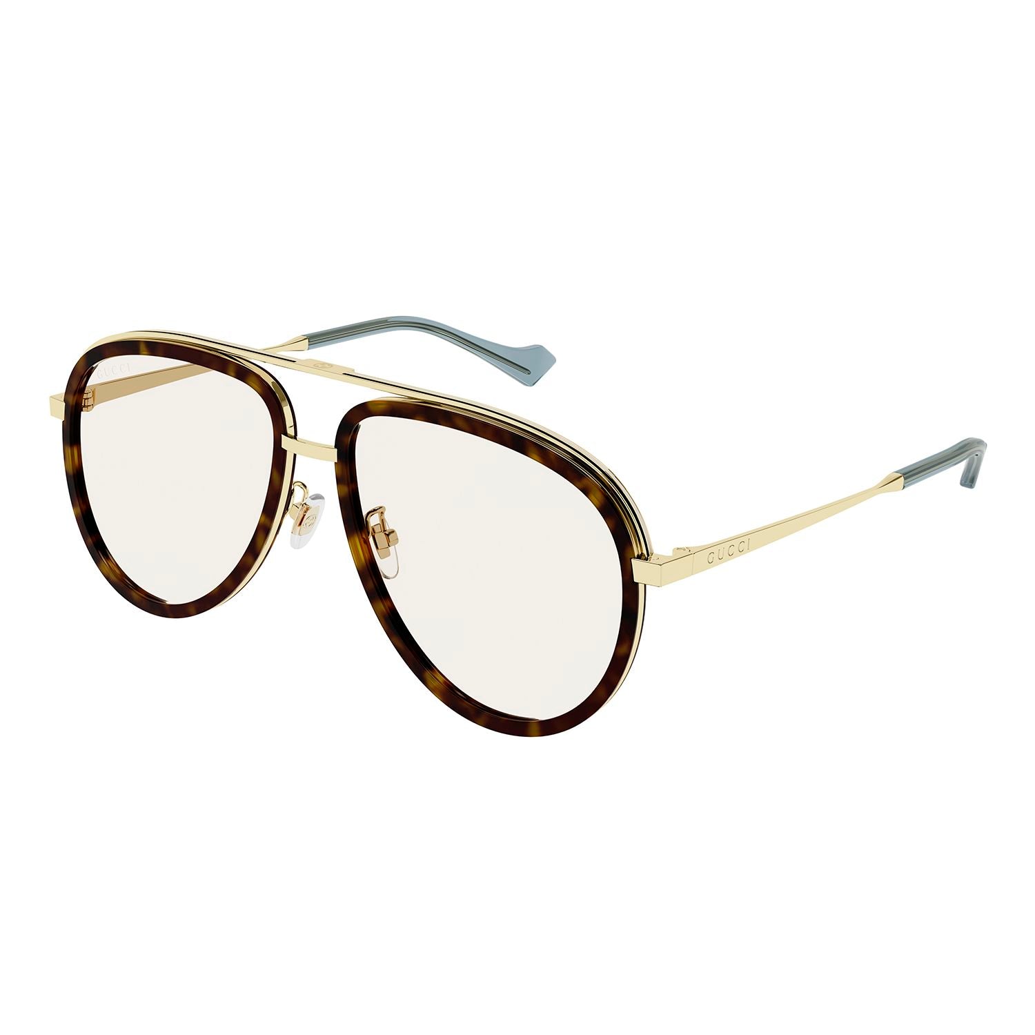 GG1097S Havana metal Sunglasses - Dark Havana & Shiny Endura Gold
