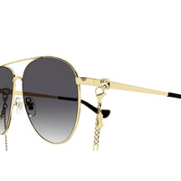 GG1088S Gold metal Sunglasses - Shiny Endura Gold