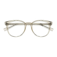 SL 523 Beige recycled acetate Optical Frames - Shiny Transparent Cream