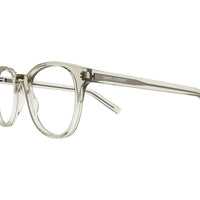 SL 523 Beige recycled acetate Optical Frames - Shiny Transparent Cream