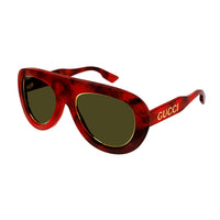 GG1152S Havana acetate Sunglasses - Shiny Red Havana