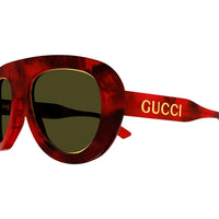 GG1152S Havana acetate Sunglasses - Shiny Red Havana