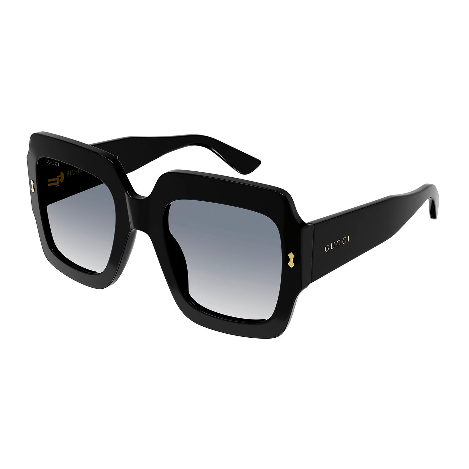 GG1111S Black bio acetate Sunglasses - Shiny Black
