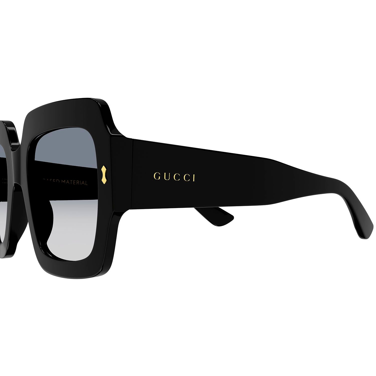GG1111S Black bio acetate Sunglasses - Shiny Black