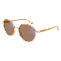 CH0033S Orange injection Sunglasses - Shiny Gradient Trasparent & Apricot