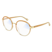 CH0033S Orange injection Sunglasses - Shiny Gradient Trasparent & Apricot