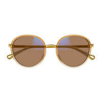 CH0033S Orange injection Sunglasses - Shiny Gradient Trasparent & Apricot