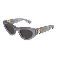BV1142S Grey acetate Sunglasses - Shiny Transparent Grey